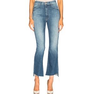 MOTHER Denim Two Step Hustler Ankle Fray Jeans